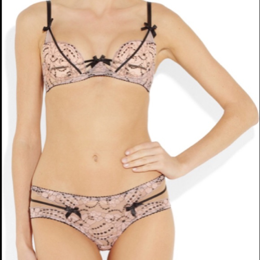 NWT Agent Provocateur Caitlin Bra & Pantie Set